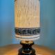 Lampe et abat-jour céramique vintage, 1970