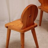 Series of 6 Scandinavian chairs