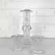 Glass candle holders by Göran Wärff for Kosta Boda, Sweden, 1970s.
