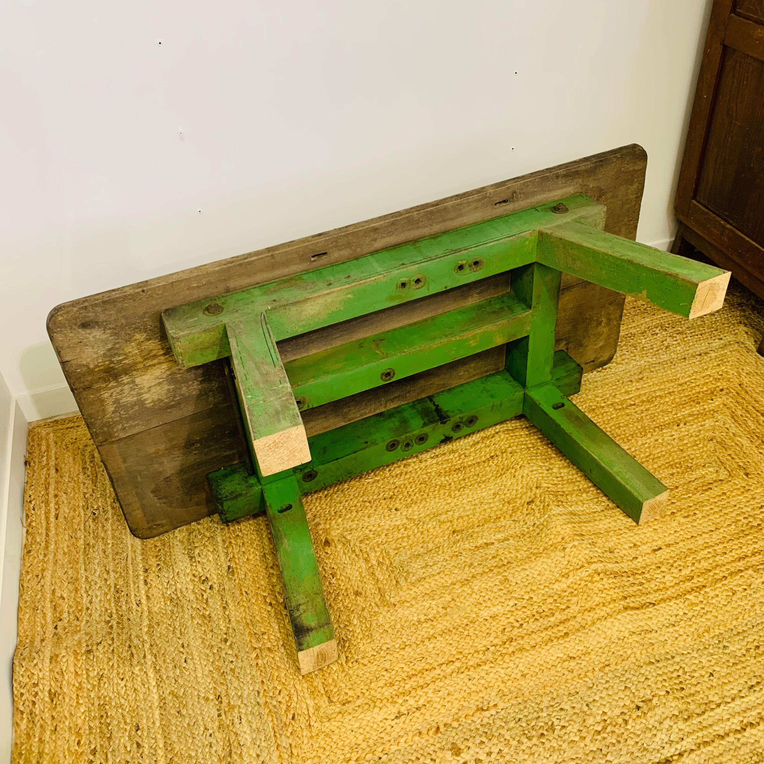 Industrial coffee table