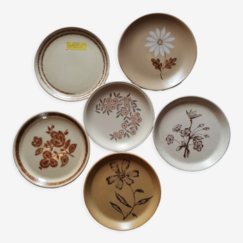 Vintage stoneware plate service