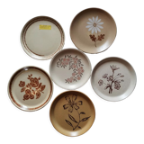 Vintage stoneware plate service