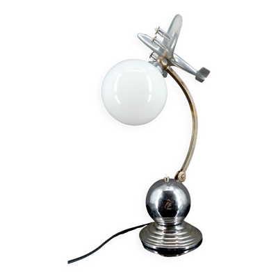 Lampe « Avion » à hélices, Art Déco / Streamline Moderne, circa 1930-1940