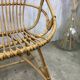 Vintage rattan bench