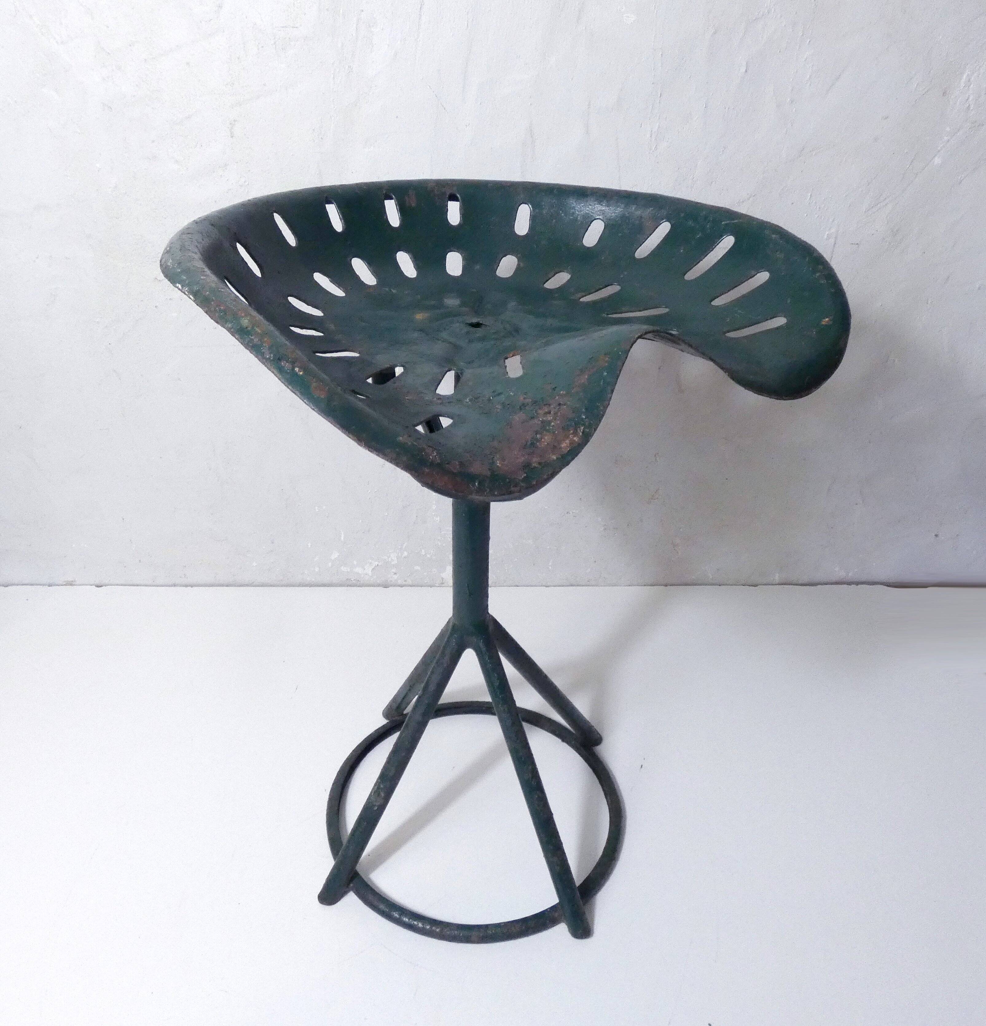 old tractor seat stool