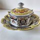 Octagonal jam pot Desvres - Jules Verlingue - Rouen decoration