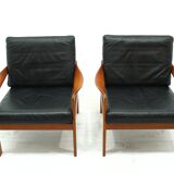 Lounge chairs by Illum Walkelsø for Niels Eilersen, 1960s