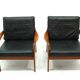 Lounge chairs by Illum Walkelsø for Niels Eilersen, 1960s