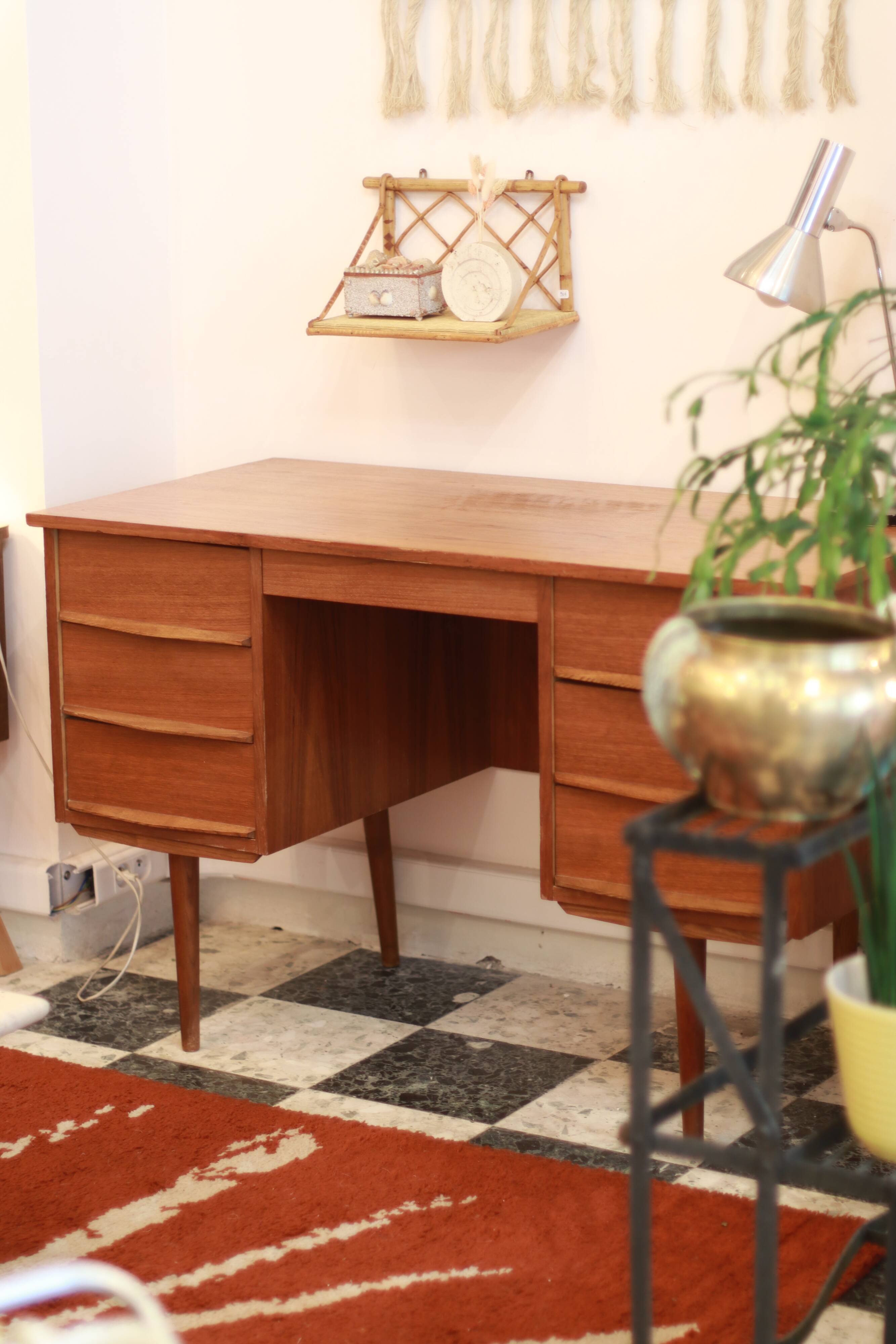 Scandinavian vintage desk