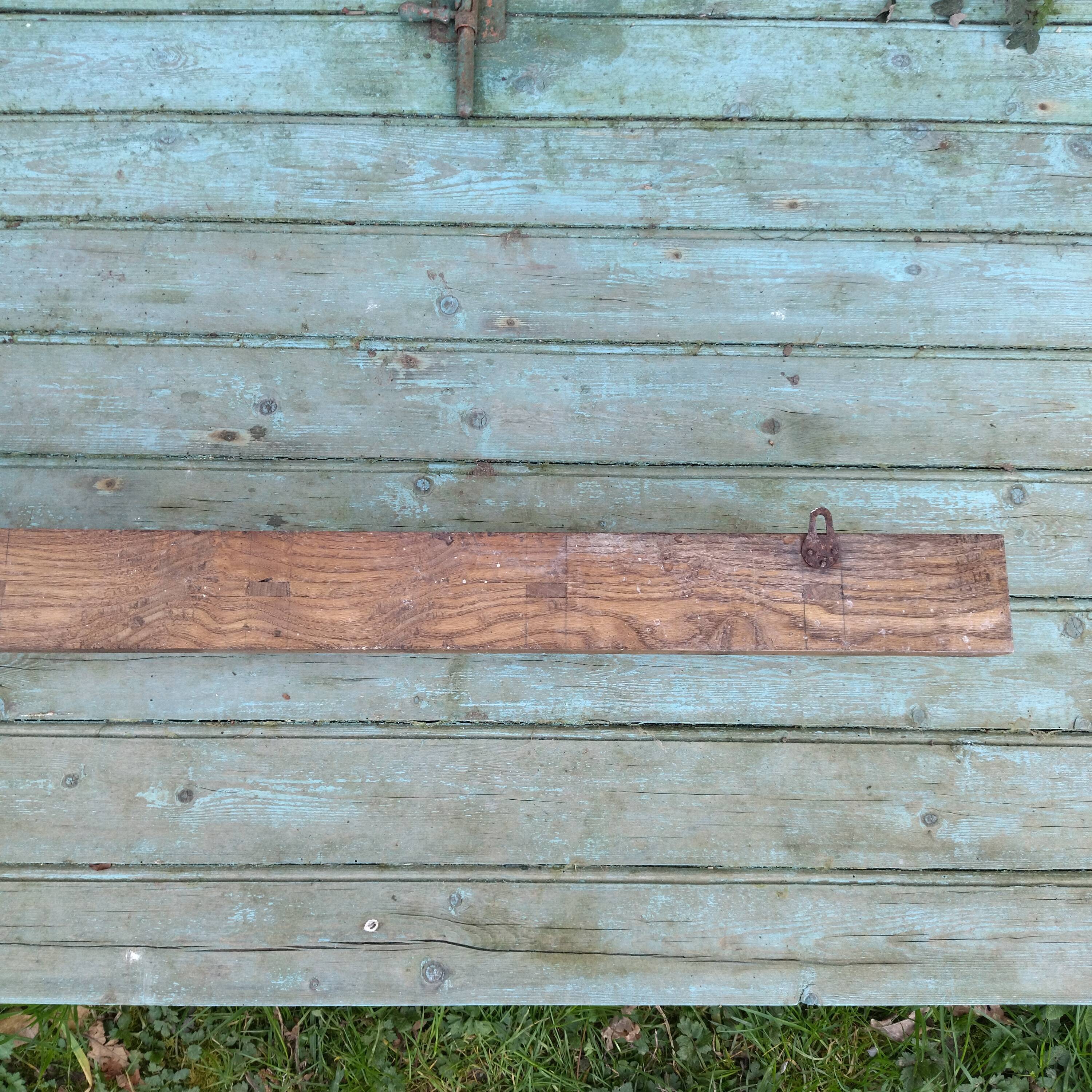 Coat rack raw wood 50s