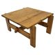 Vintage coffee table pinewood minimalist 1970s design