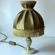 1970s onyx/brass footed table lamp
