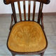 Pair of bistro chairs pattern flowers