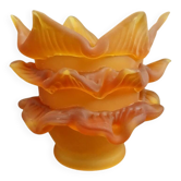 Amber glass tulip