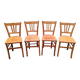 Série de quatre chaises bistrot Luterma