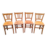 Series of four Luterma bistro chairs