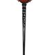 Large Art Deco Red Stained Glass Floor Lamp