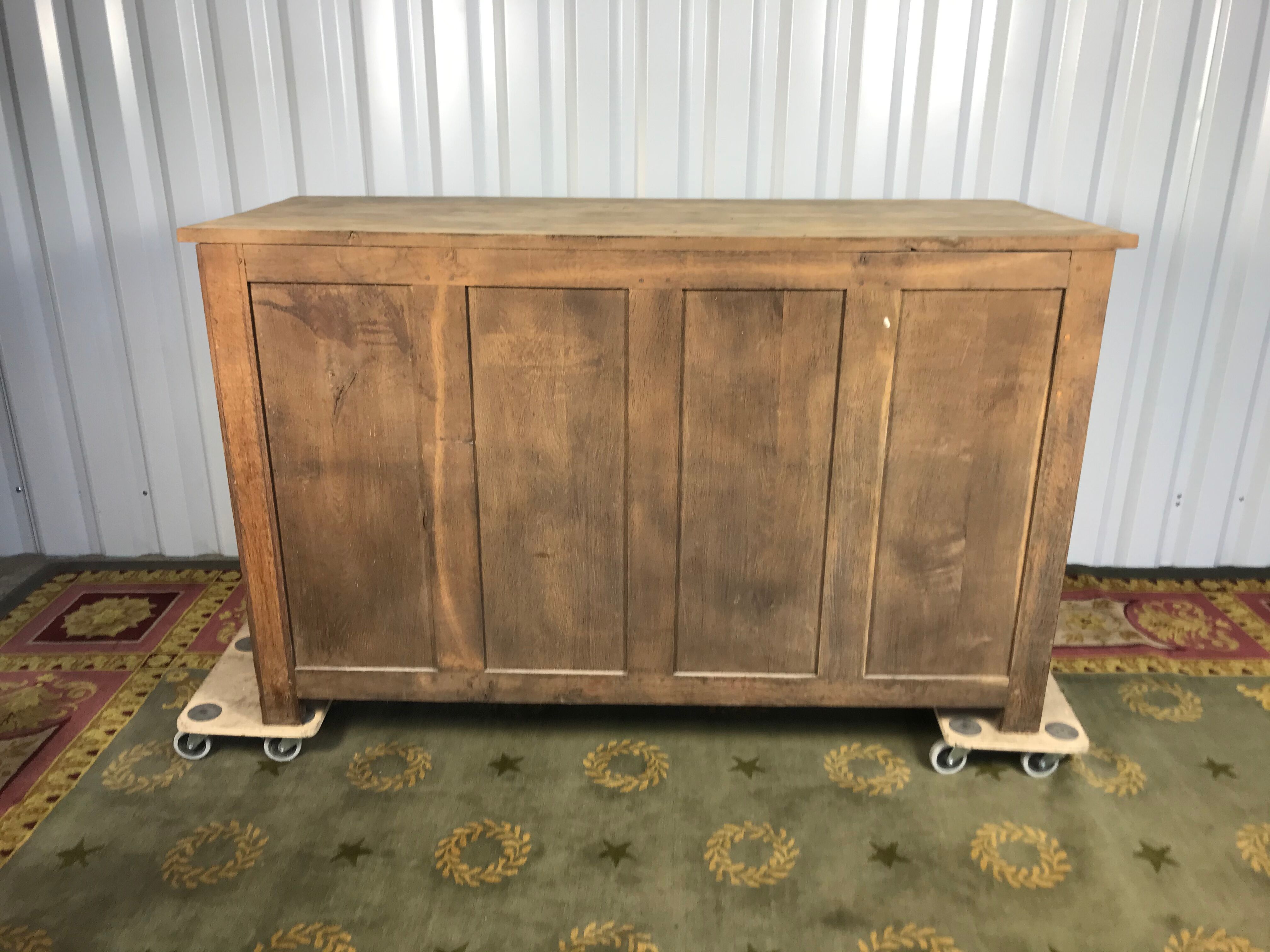 Low buffet in solid oak erased
