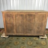 Low buffet in solid oak erased