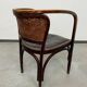 Secession office chair no. 715F by Gustav Siegel for J&J Kohn