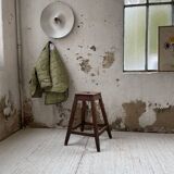 High oak workshop stool