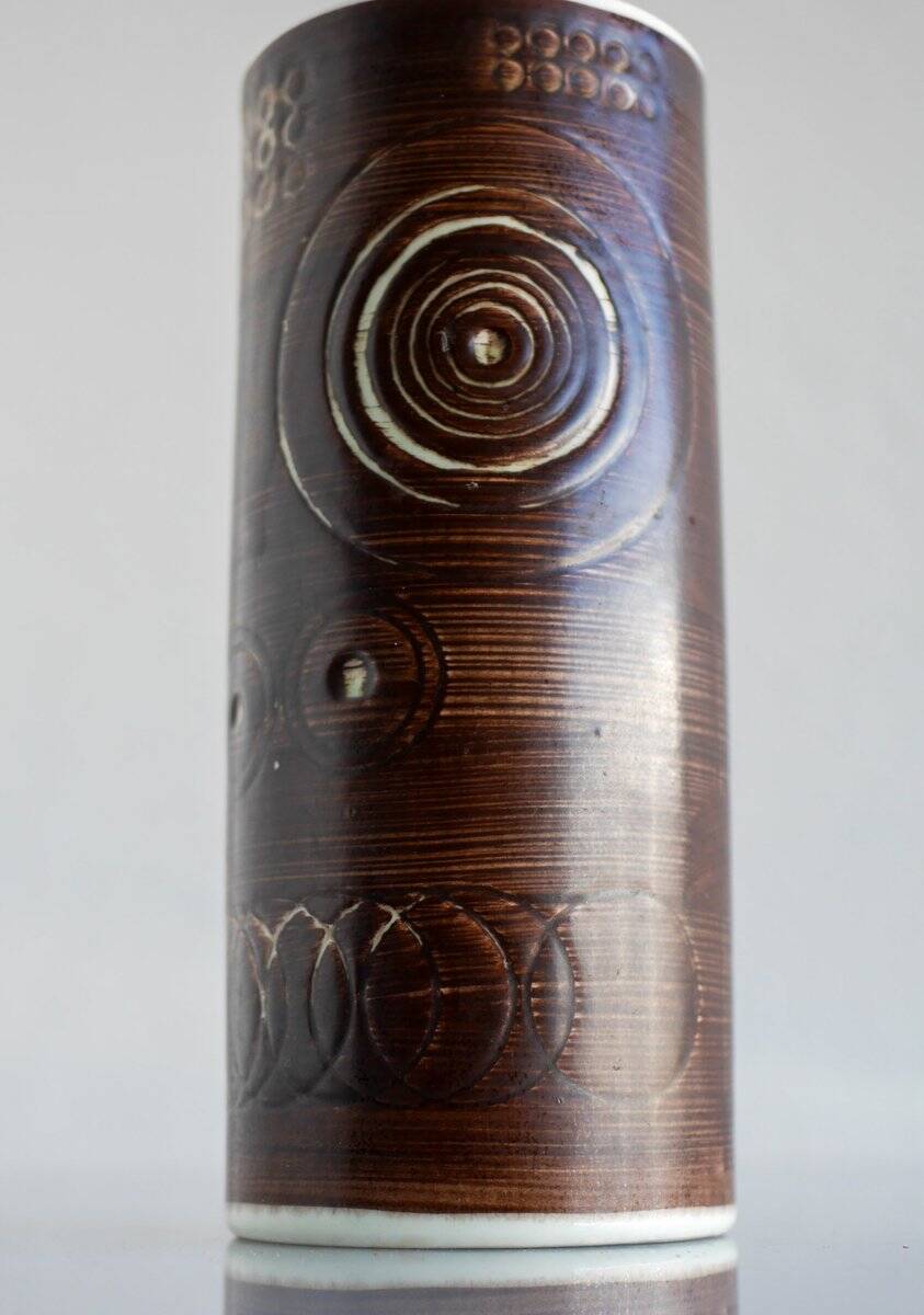 Vintage Scandinavian art pottery vase by Alberius for Rörstrand, Sweden, 1960s