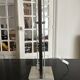 chrome and glass table lamp