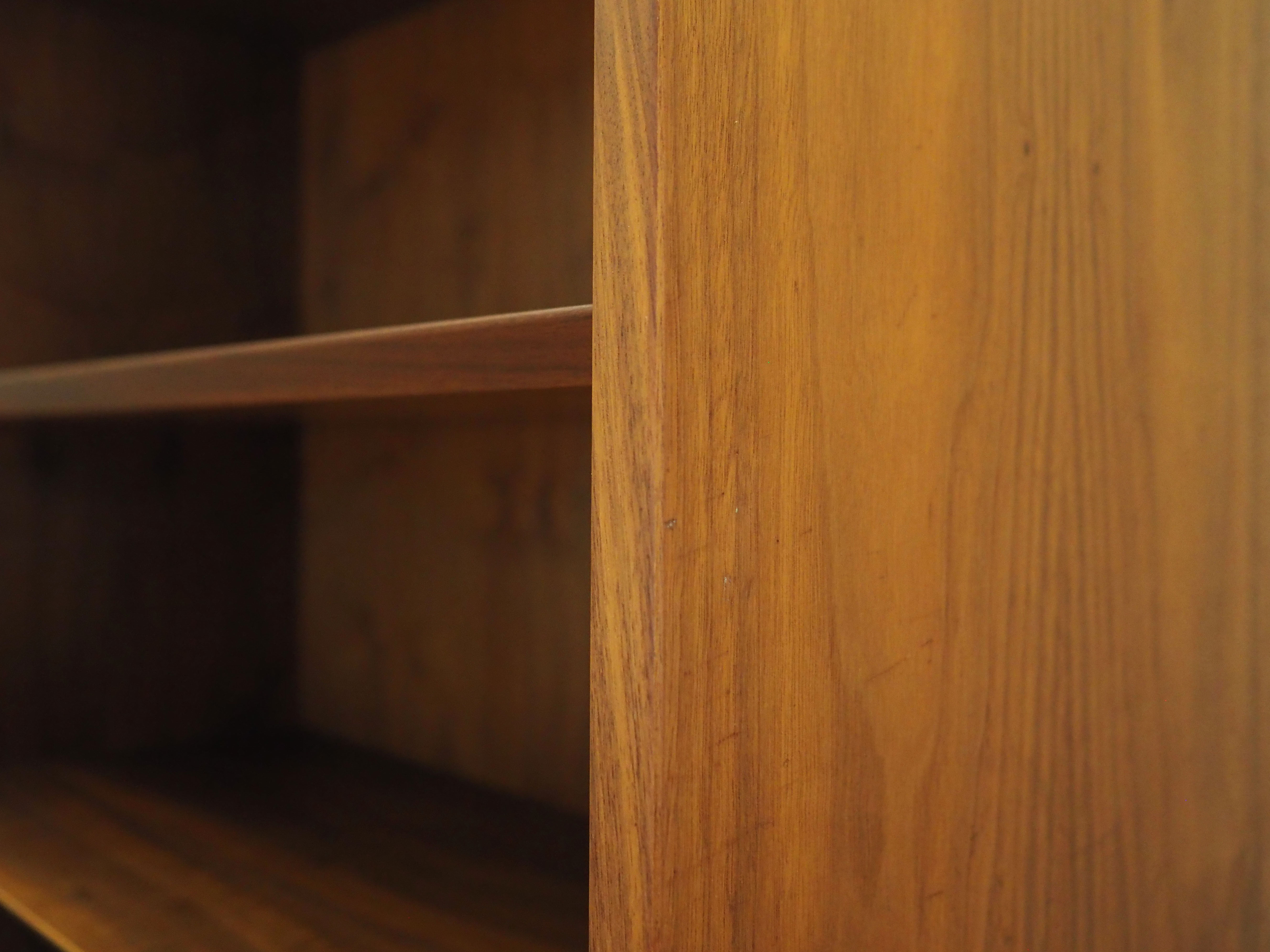 Walnut bookcase, Danish design, 1970s, production Hundevad