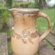 Vintage salt-glazed stoneware jug "le don" (suzy atkins)
