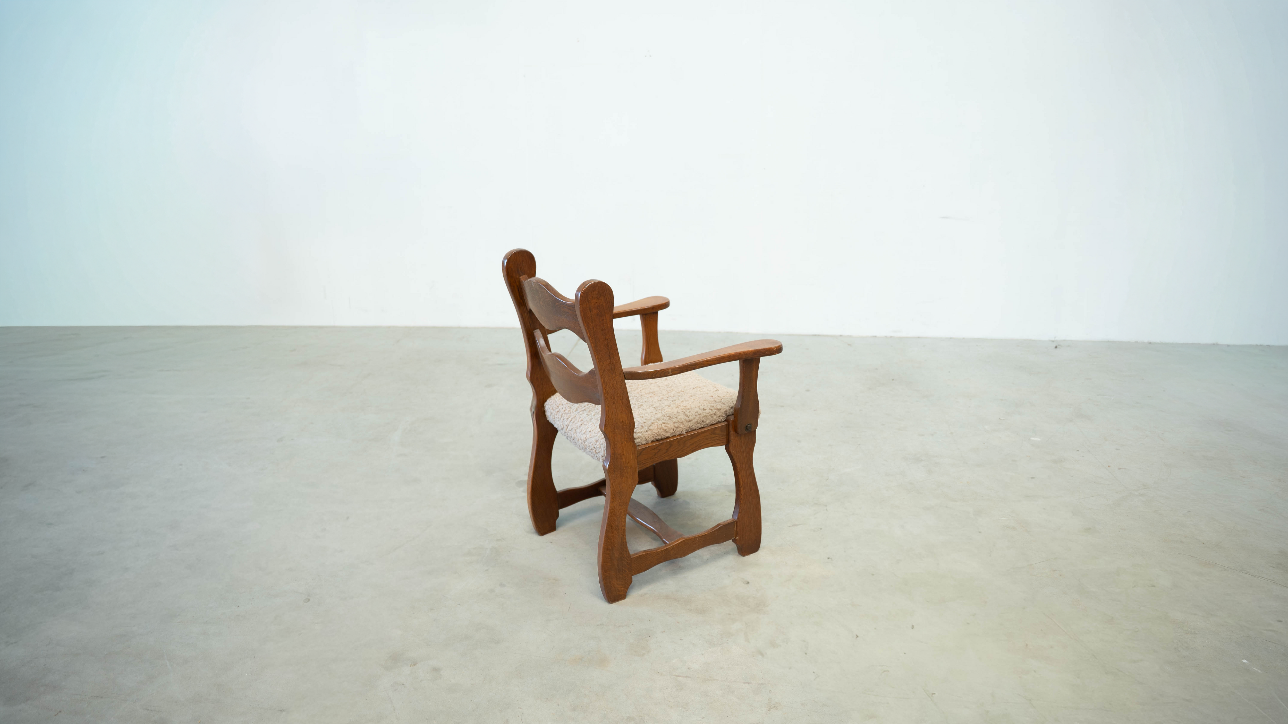 Set of two razorback armchairs