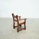 Set of two razorback armchairs