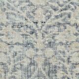 5x8 Navy Blue Beige Vintage Persian Rug, 144x259Cm SK 21485