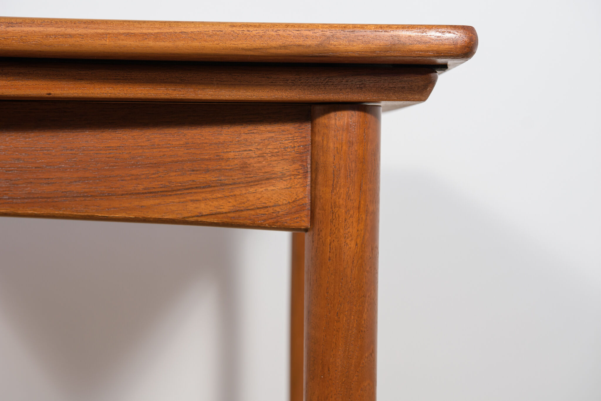Mid-century square extendable teak dining table, Denmark, 1960s