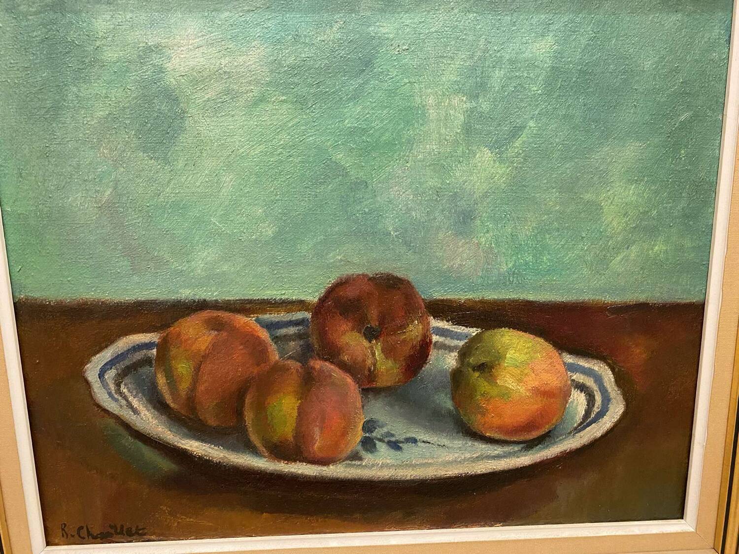 Still life “composition with fruit” Robert Chaillet