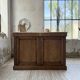 Oak and marble counter 1950