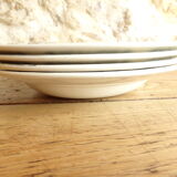 4 hollow plates model "Mignon" Sarreguemines