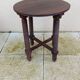 Old small round side table in Dudouyt style