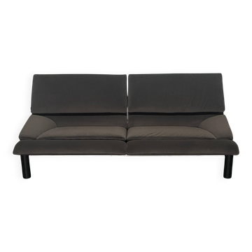 Three-seater sofa by Giovanni Offredi for Saporiti Italia, 1970.