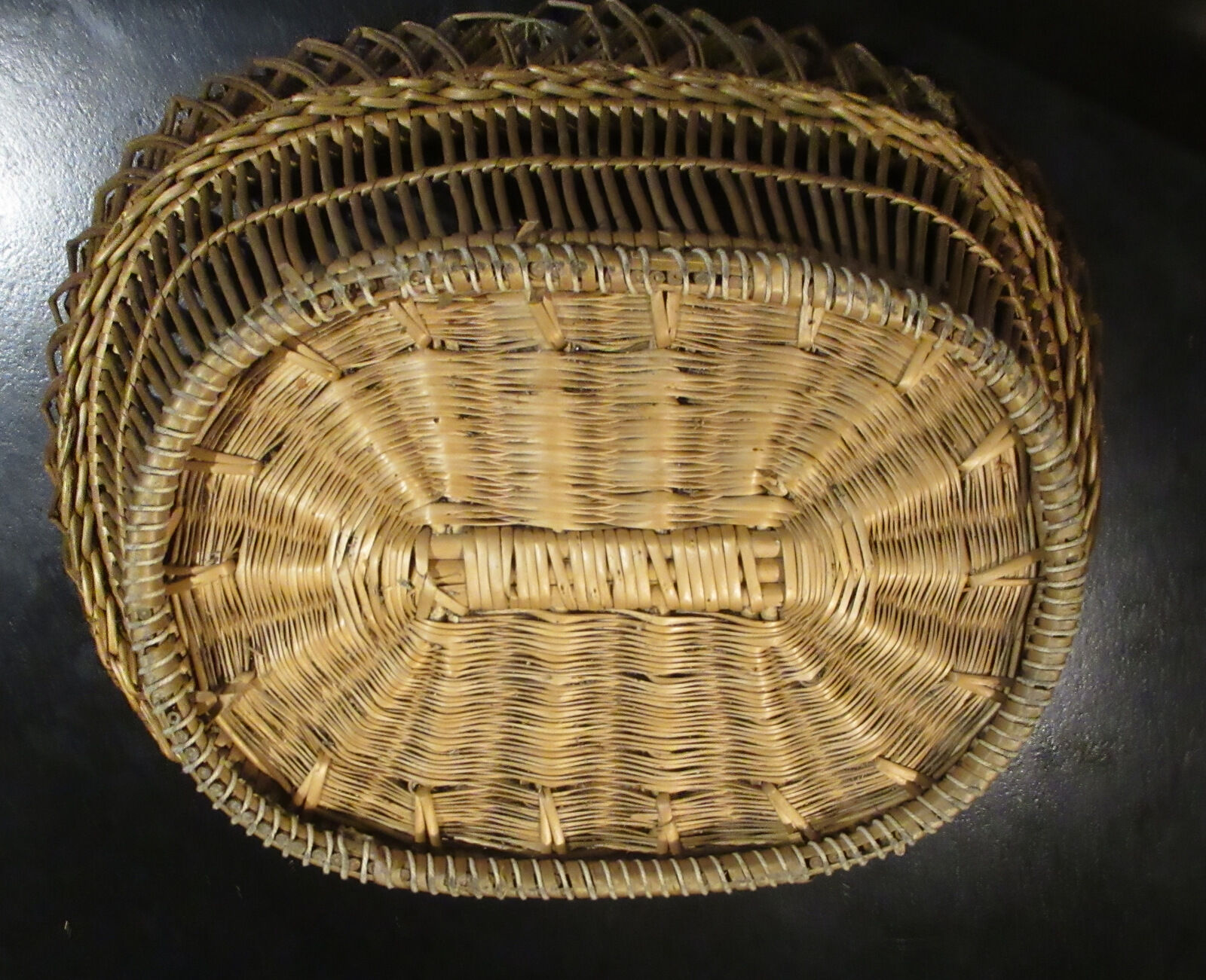 Large fruit basket, late nineteenth.