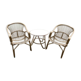 Rattan lounge