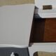 Small white and grey wooden dressing table