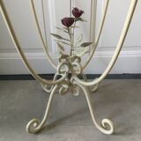 Art Nouveau style iron console