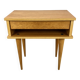 Vintage blond wood bedside table, 1960s
