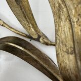 Mid-century design banci style wall lamp sconce crystal flower bouquet