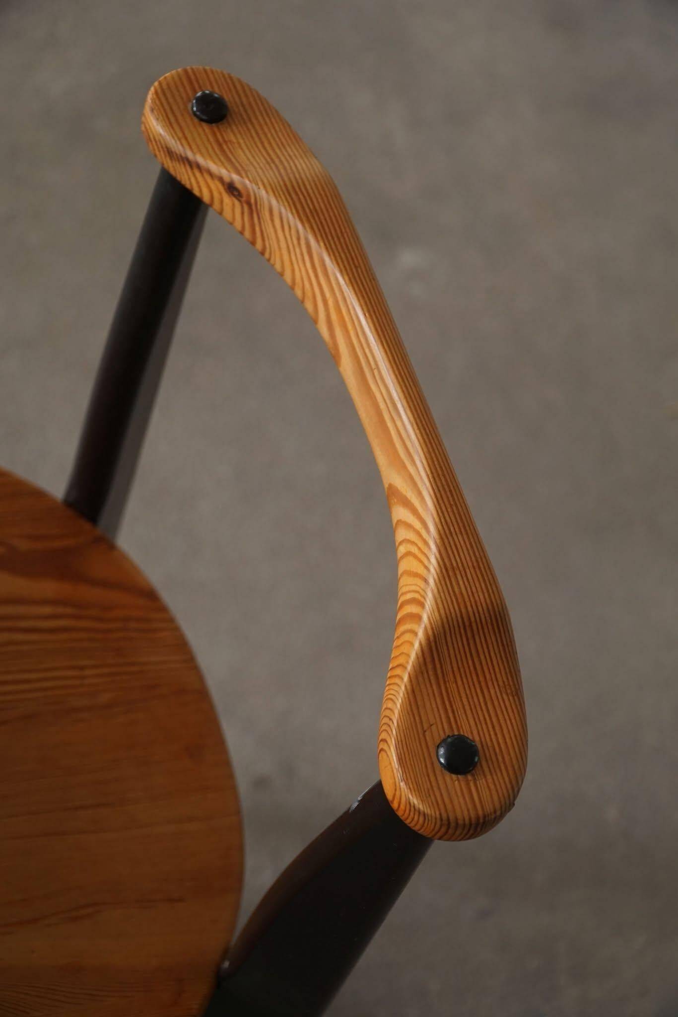 Set of 4 'Thema' chairs in pine by Yngve Ekström, Swedese, Modern Swedish, 1954