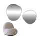 Bossa Nova Irregular Mirror Duo