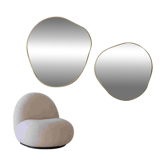 Bossa Nova Irregular Mirror Duo