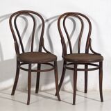 Anciennes chaises Thonet n°18 (c.1920). Ensemble de 4 pièces #11