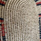 Woven ethnic basket, 60s