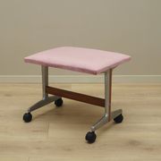 Repose-pieds danois rose, années 1960